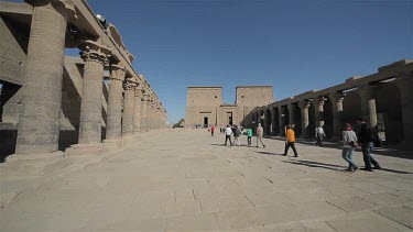 Colonnades & The Temple Of Isis, Philae, Agilkia Island, Aswan, Egypt