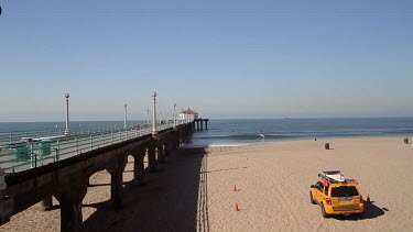 Manhattan Beach Pier, Manhattan Beach, California, Usa