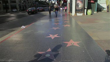 Hollywood Walk Of Fame, Hollywood Boulevard, Los Angeles, Califorina, Usa