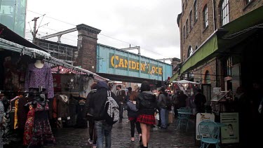 Camden Market, Camden Town High Street, London, England