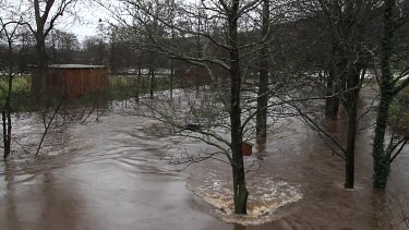 River Derwent Floods, Hackness, Scarborough, England