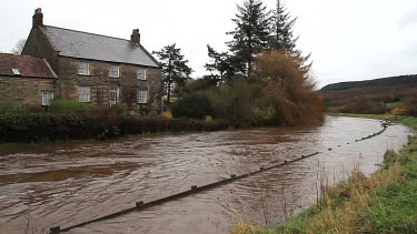 River Derwent Floods, Hackness, Scarborough, England