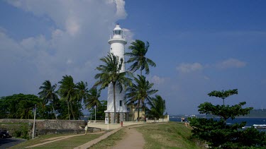 Forte White Lighthouse, Galle, Sri Lanka