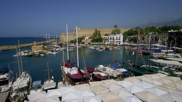 Harbour, Boats & Restaurants, Kyrenia, Northern Cyprus