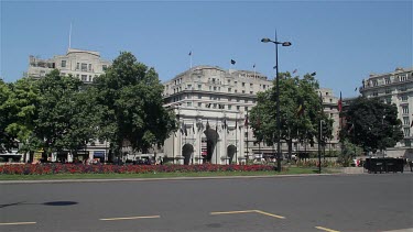 Marble Arch & London Buses, London, England