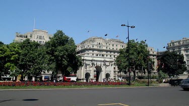 Marble Arch & London Buses, London, England