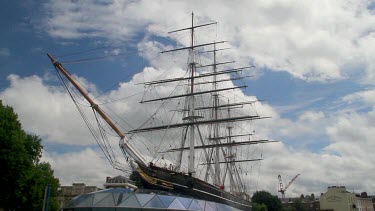 The Cutty Sark, Clipper Ship, Greenwich, London, England