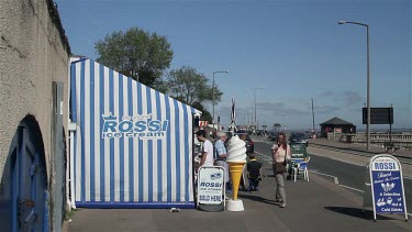 Rossi Ice Cream Stall & Promenade, Southend-On-Sea, England