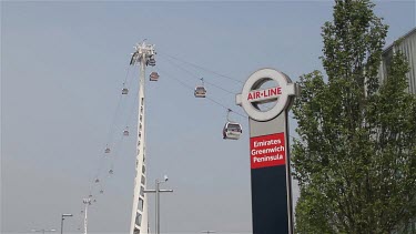 Emirates Greenwich Peninsula Air Line Cable Car, London, England
