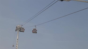 Emirates Air Line Cable Cars, Greenwich, London, England