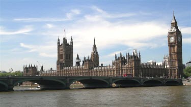 Houses Of Parliament & Westminster Bridge, London, England