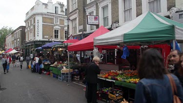Fruit & Veg Market Stall, Portobello Road, London, London England