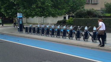 Barclays Cycle Hire & Taxi Cab, London, London England