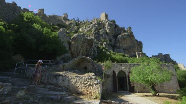 Family At Kantara Castle Ruins, Kyrenia, Northern Cyprus