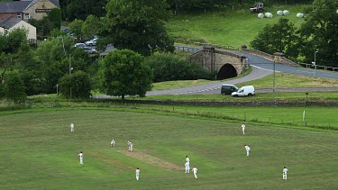 Evening Cricket Match, Castleton, England