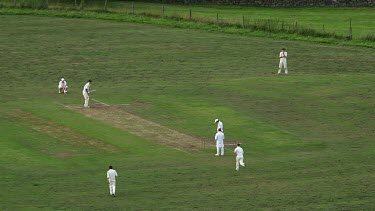 Bowled Out At Cricket Match, Castleton, England