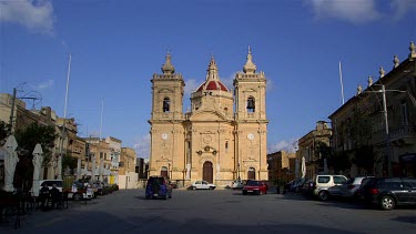 Parish Church & Village Square, Xaghra, Gozo, Malta