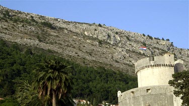 Mount Srd & Minceta Tower, Old Town, Dubrovnik, Croatia