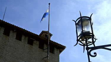 Cesta Tower & Street Lamp, City Of San Marino, Republic Of San Marino