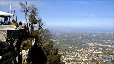 San Marino Panoramic View, City Of San Marino, Republic Of San Marino