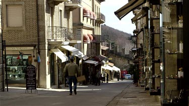 San Marino Street Scene, City Of San Marino, Republic Of San Marino