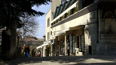 San Marino Street Scene, City Of San Marino, Republic Of San Marino