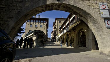 Archway To City Centre, City Of San Marino, Republic Of San Marino