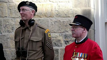 Royal Armoured Corps Sergeant Re-Enactor & Chelsea Pensioner, Pickering, North Yorkshire, England