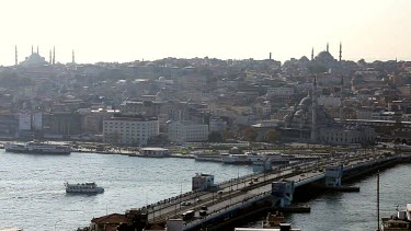 Galata Bridge, Eminonu & Sultanahmet, Istanbul, Turkey