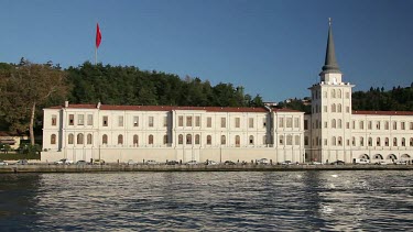 Kuleli Military School From Bosphorus, Istanbul, Turkey