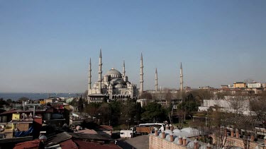 Blue Mosque, Sultan Ahmet Camii, Sultanahmet, Istanbul, Turkey